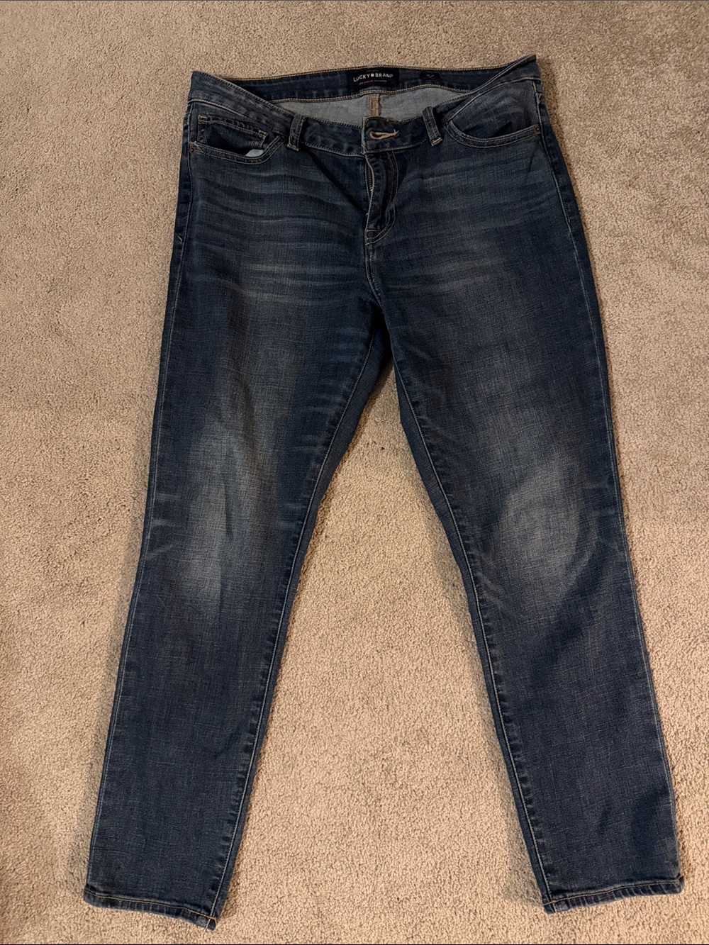 Lucky Brand Women's Skinny Jeans in Dark Indigo
